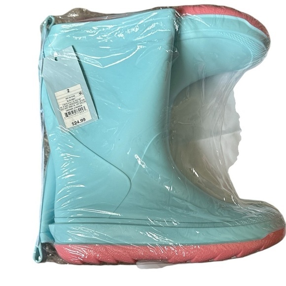 Cat & Jack Other - Kids Rainboots Sz 2 Cat&Jack Pink and Blue